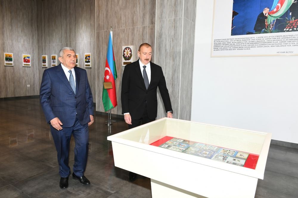 Prezident İlham Əliyev Tovuzda Dövlət Rəmzləri Muzeyinin açılışında iştirak edib (FOTO) (YENİLƏNİB)