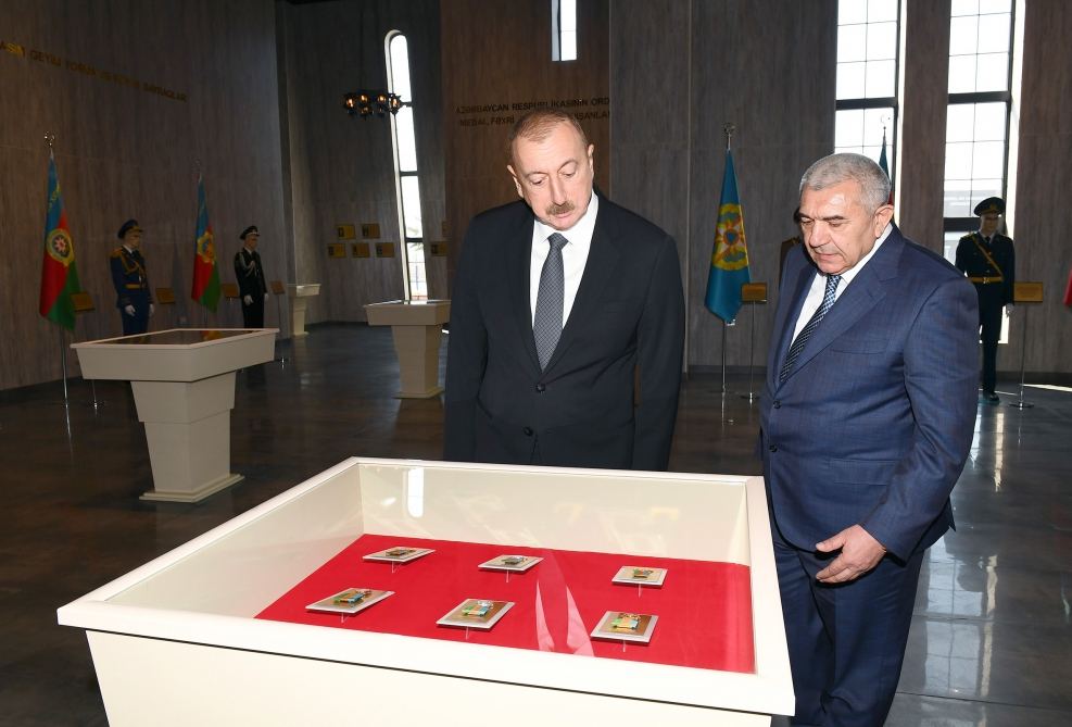Prezident İlham Əliyev Tovuzda Dövlət Rəmzləri Muzeyinin açılışında iştirak edib (FOTO) (YENİLƏNİB)