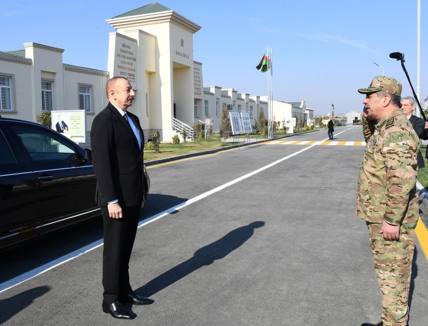 Prezident İlham Əliyev Müdafiə Nazirliyinin “N” saylı hərbi hissəsinin açılışında iştirak edib (FOTO) (YENİLƏNİB)