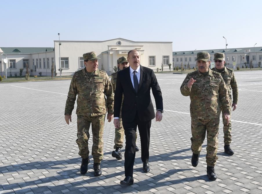 Prezident İlham Əliyev Müdafiə Nazirliyinin “N” saylı hərbi hissəsinin açılışında iştirak edib (FOTO) (YENİLƏNİB)