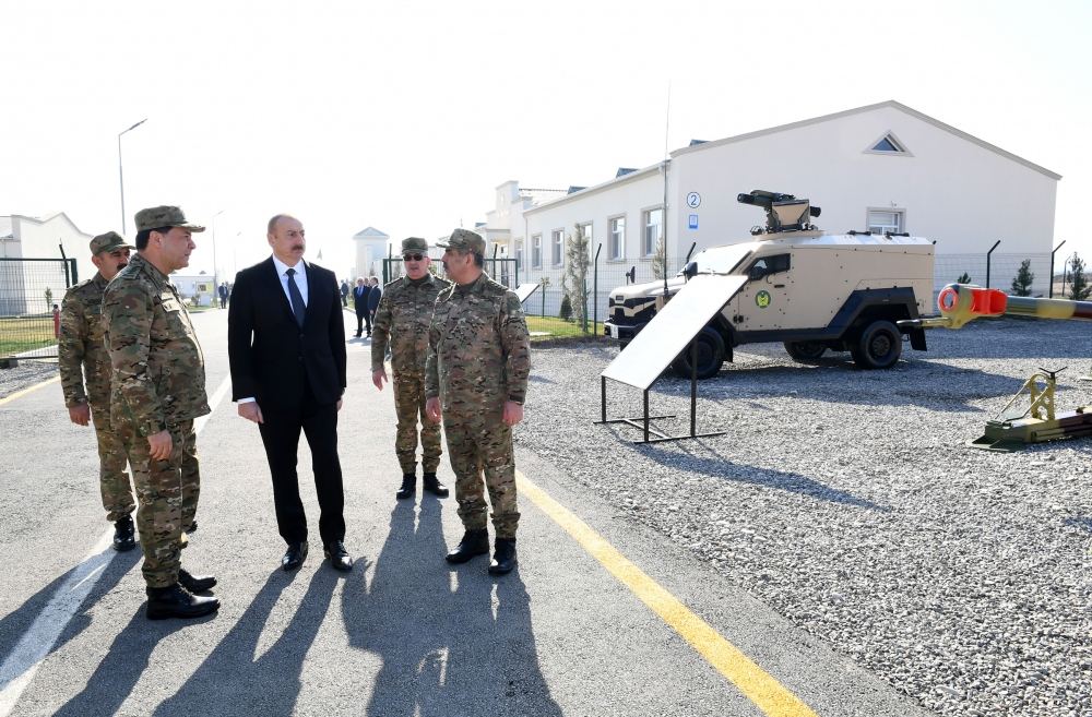 Prezident İlham Əliyev Müdafiə Nazirliyinin “N” saylı hərbi hissəsinin açılışında iştirak edib (FOTO) (YENİLƏNİB)