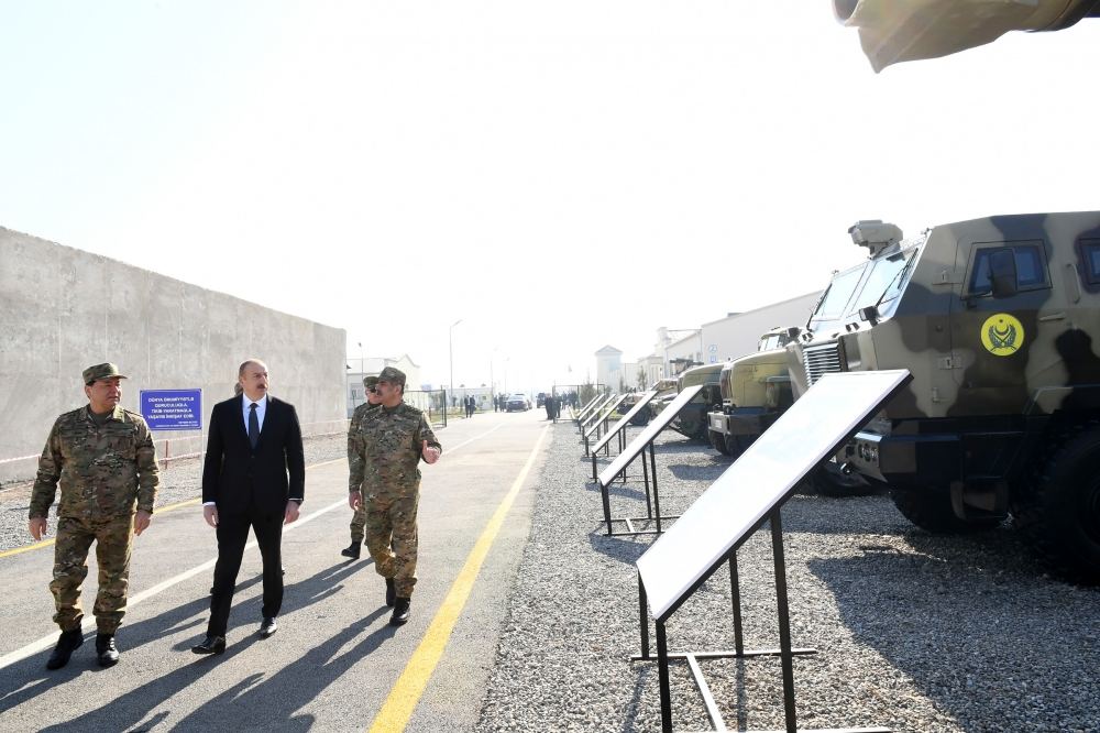Prezident İlham Əliyev Müdafiə Nazirliyinin “N” saylı hərbi hissəsinin açılışında iştirak edib (FOTO) (YENİLƏNİB)