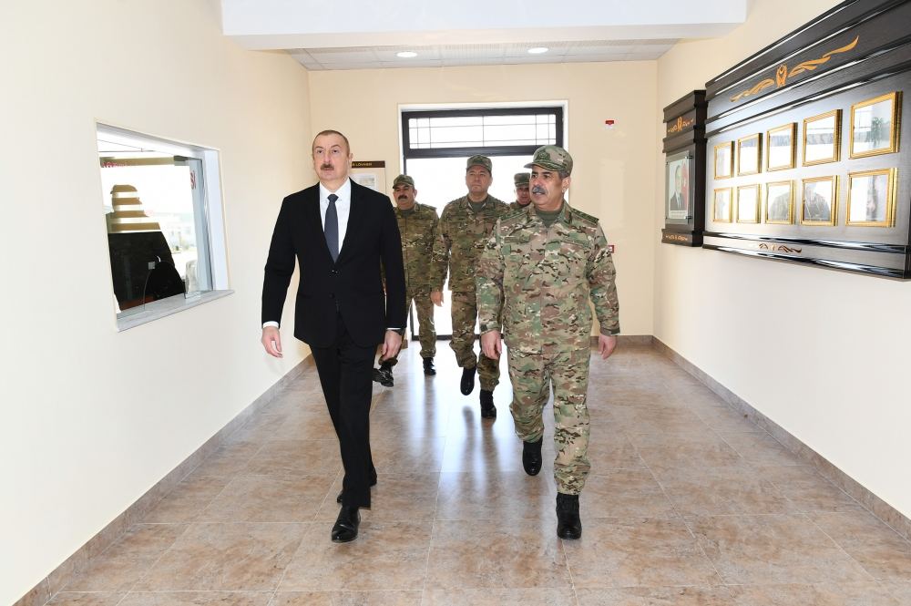 Prezident İlham Əliyev Müdafiə Nazirliyinin “N” saylı hərbi hissəsinin açılışında iştirak edib (FOTO) (YENİLƏNİB)