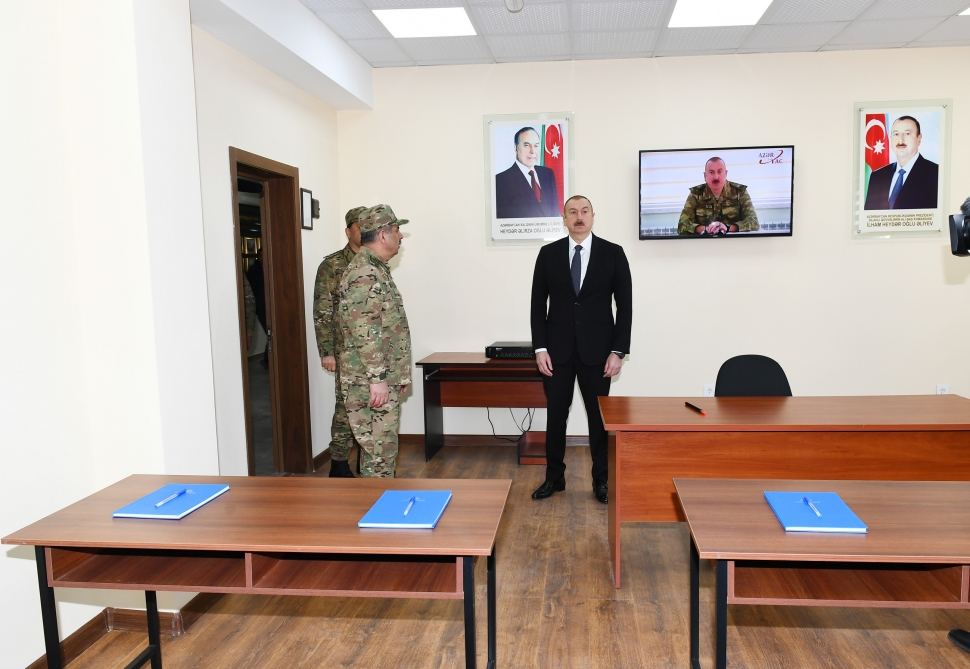 Prezident İlham Əliyev Müdafiə Nazirliyinin “N” saylı hərbi hissəsinin açılışında iştirak edib (FOTO) (YENİLƏNİB)