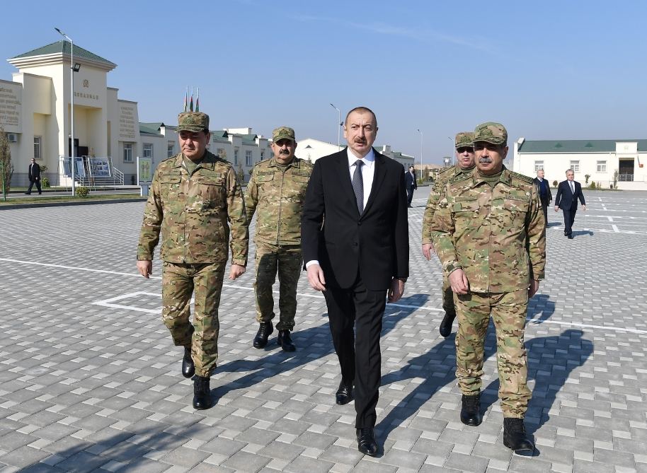 Prezident İlham Əliyev Müdafiə Nazirliyinin “N” saylı hərbi hissəsinin açılışında iştirak edib (FOTO) (YENİLƏNİB)