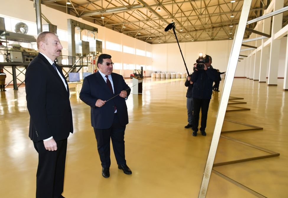Prezident İlham Əliyev Ağstafa Aqrar Sənaye Kompleksinin açılışında iştirak edib (FOTO/VİDEO) (YENİLƏNİB)