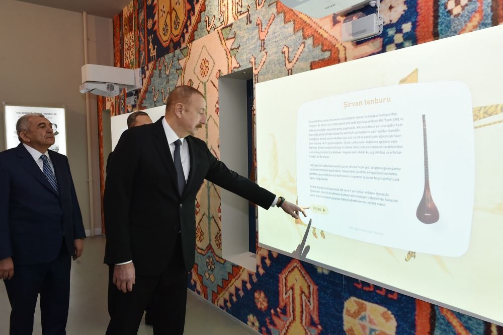 Prezident İlham Əliyev Tovuzda Azərbaycan Aşıq Sənəti Dövlət Muzeyinin açılışında iştirak edib (FOTO) (YENİLƏNİB)
