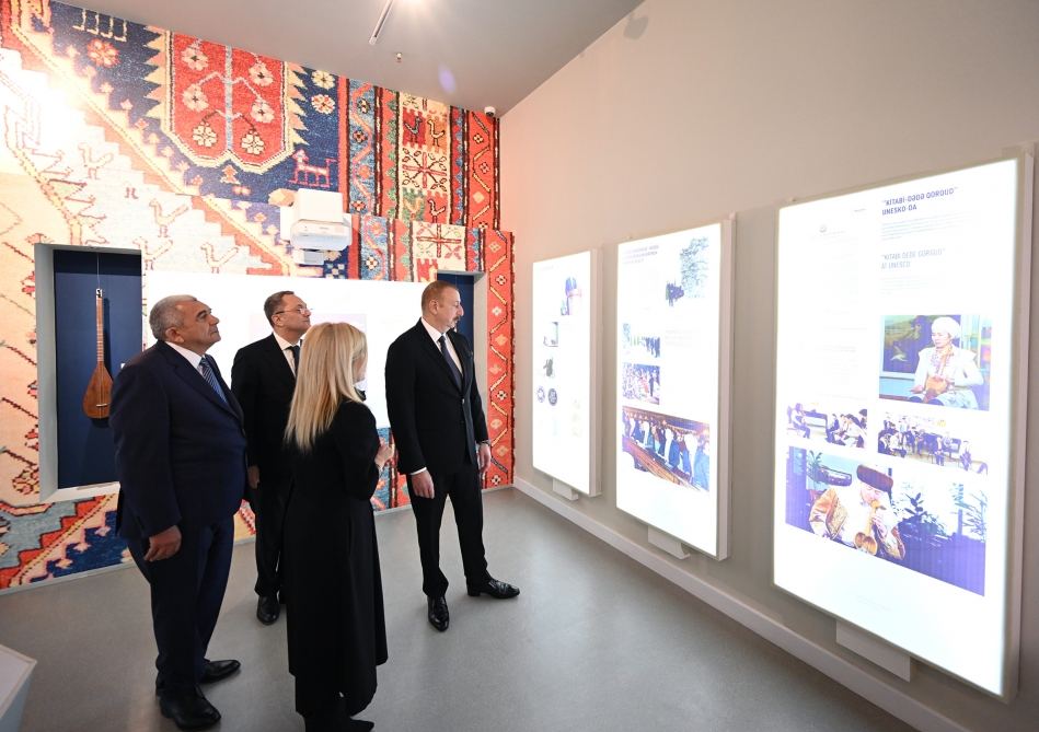 Prezident İlham Əliyev Tovuzda Azərbaycan Aşıq Sənəti Dövlət Muzeyinin açılışında iştirak edib (FOTO) (YENİLƏNİB)