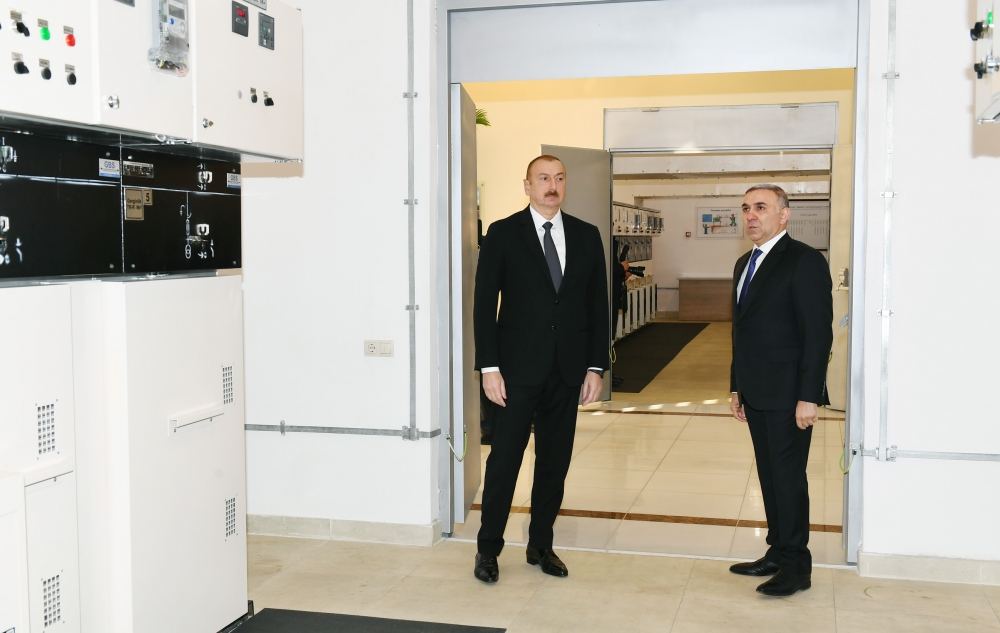 Prezident İlham Əliyev “Ağstafa” elektrik yarımstansiyasının yenidənqurmadan sonra açılışında iştirak edib (FOTO) (YENİLƏNİB)