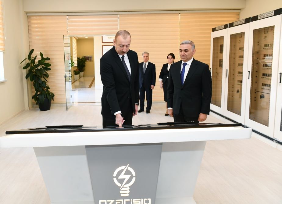 Prezident İlham Əliyev “Ağstafa” elektrik yarımstansiyasının yenidənqurmadan sonra açılışında iştirak edib (FOTO) (YENİLƏNİB)