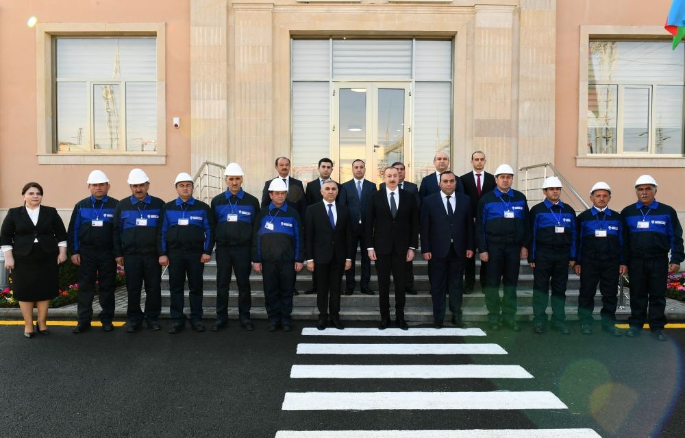 Prezident İlham Əliyev “Ağstafa” elektrik yarımstansiyasının yenidənqurmadan sonra açılışında iştirak edib (FOTO) (YENİLƏNİB)