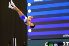 Bakıda kişi idman gimnastikası üzrə “1-ci AGF Junior Trophy” beynəlxalq turniri start götürüb (FOTO)