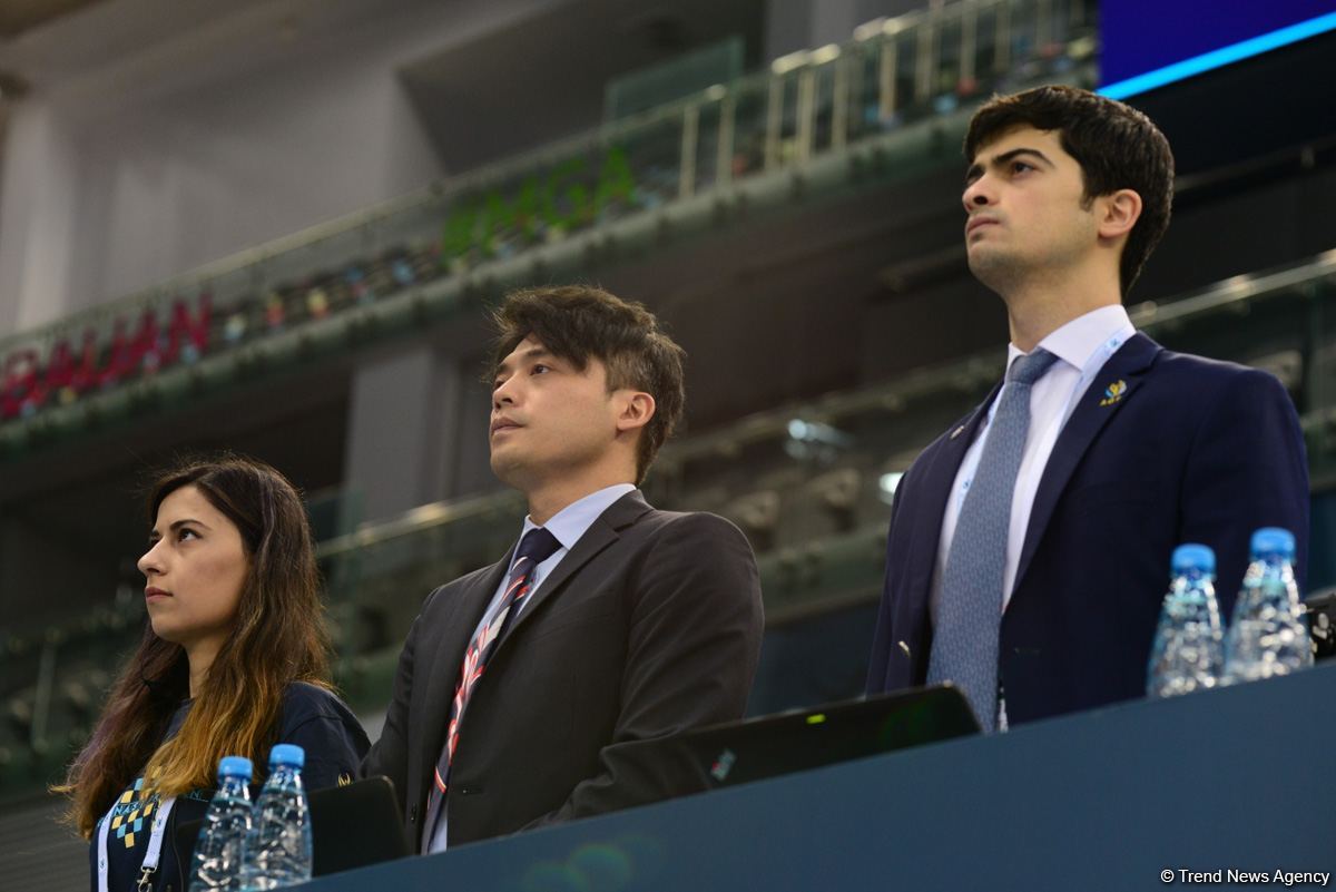 Bakıda kişi idman gimnastikası üzrə “1-ci AGF Junior Trophy” beynəlxalq turniri start götürüb (FOTO)