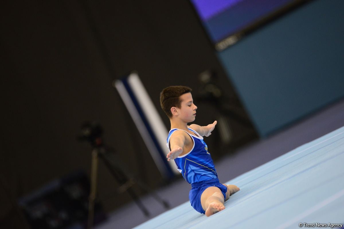 Bakıda kişi idman gimnastikası üzrə “1-ci AGF Junior Trophy” beynəlxalq turniri start götürüb (FOTO)