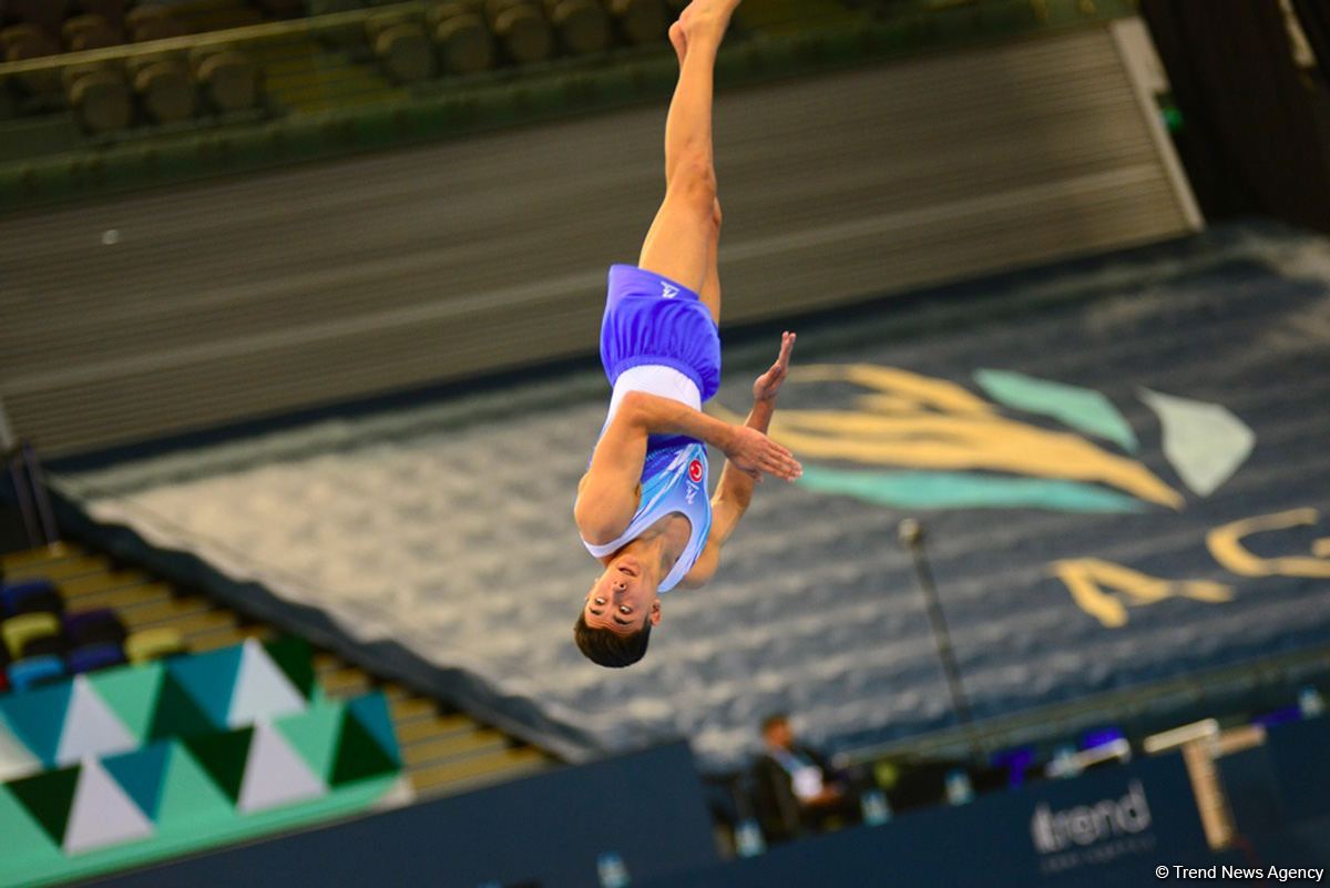 Bakıda kişi idman gimnastikası üzrə “1-ci AGF Junior Trophy” beynəlxalq turniri start götürüb (FOTO)