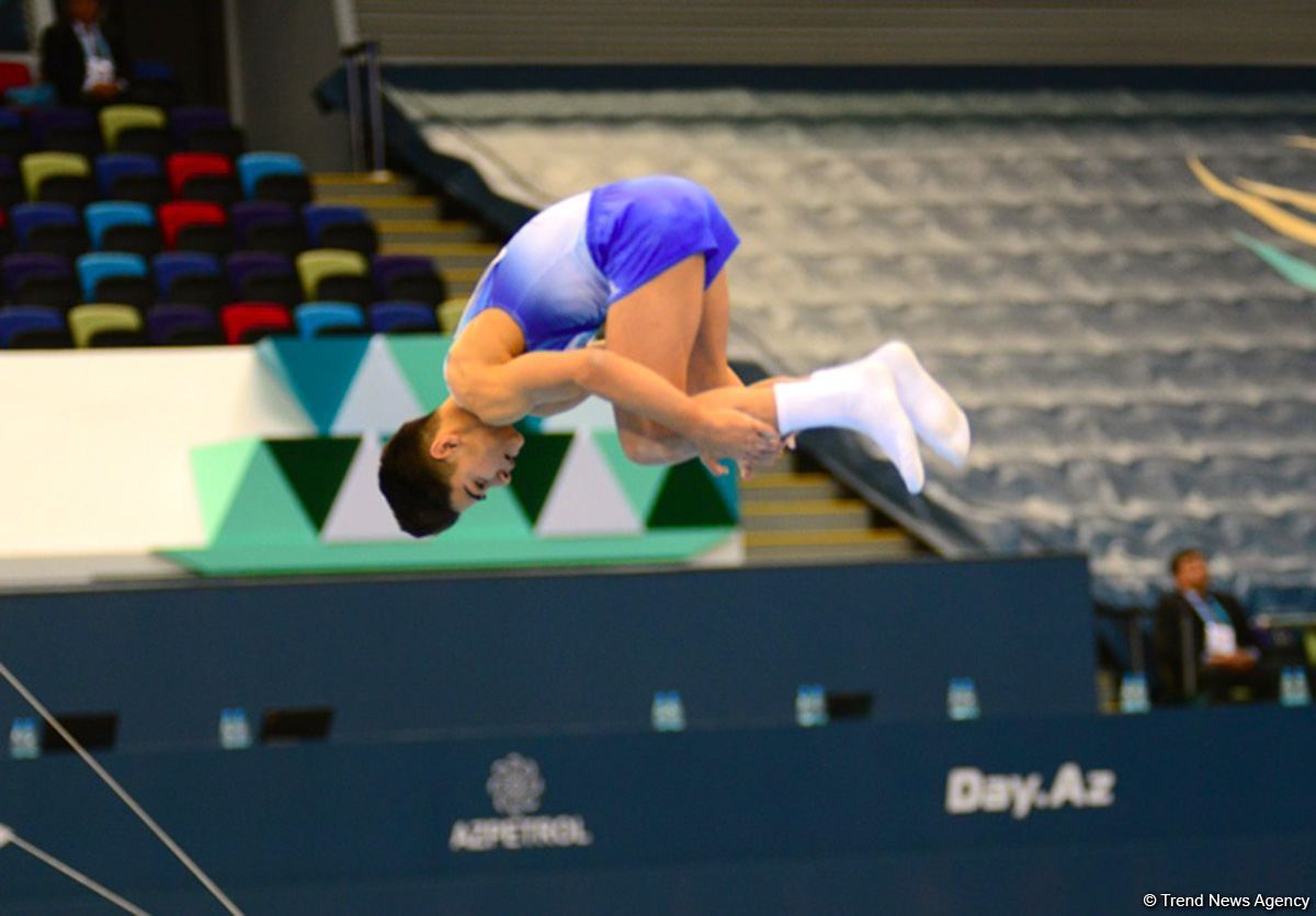 Bakıda kişi idman gimnastikası üzrə “1-ci AGF Junior Trophy” beynəlxalq turniri start götürüb (FOTO)