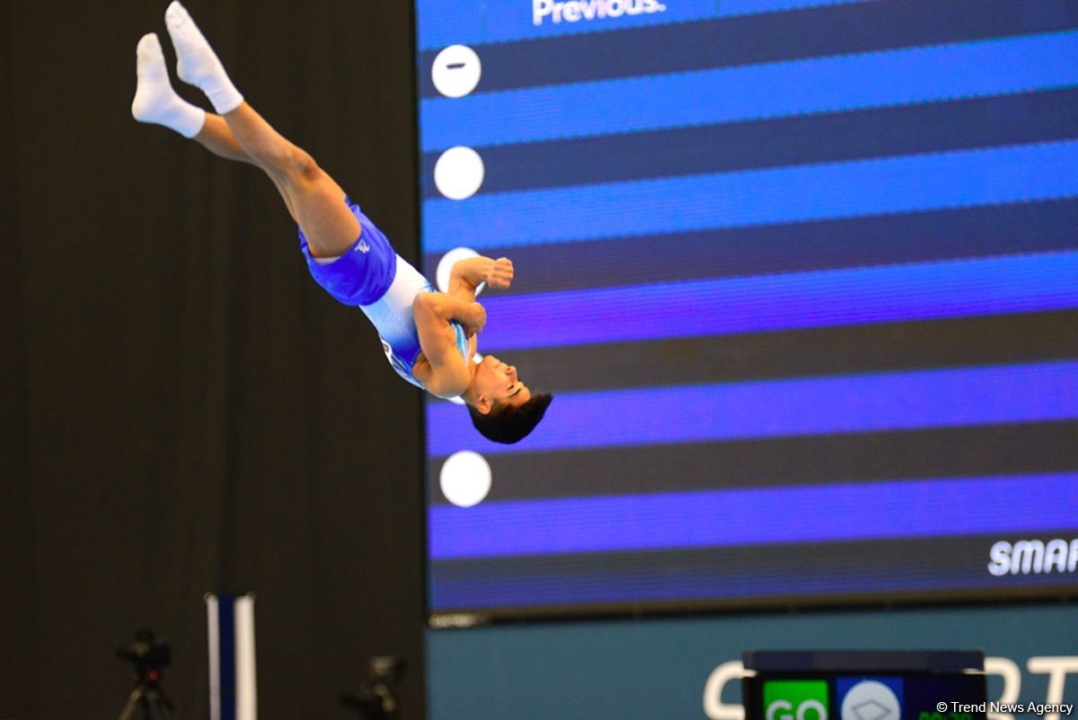 Bakıda kişi idman gimnastikası üzrə “1-ci AGF Junior Trophy” beynəlxalq turniri start götürüb (FOTO)