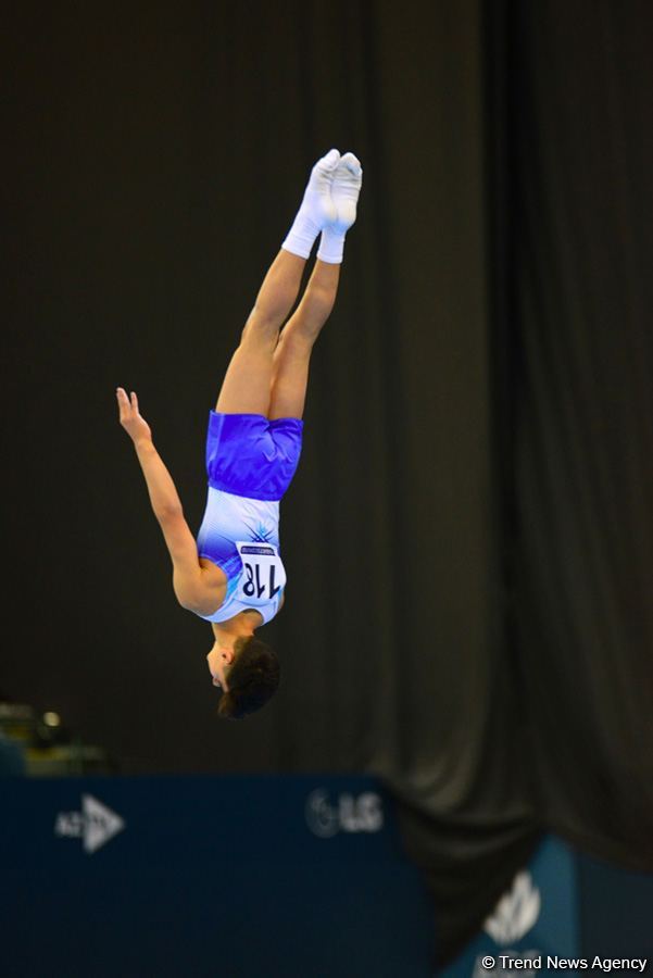 Bakıda kişi idman gimnastikası üzrə “1-ci AGF Junior Trophy” beynəlxalq turniri start götürüb (FOTO)