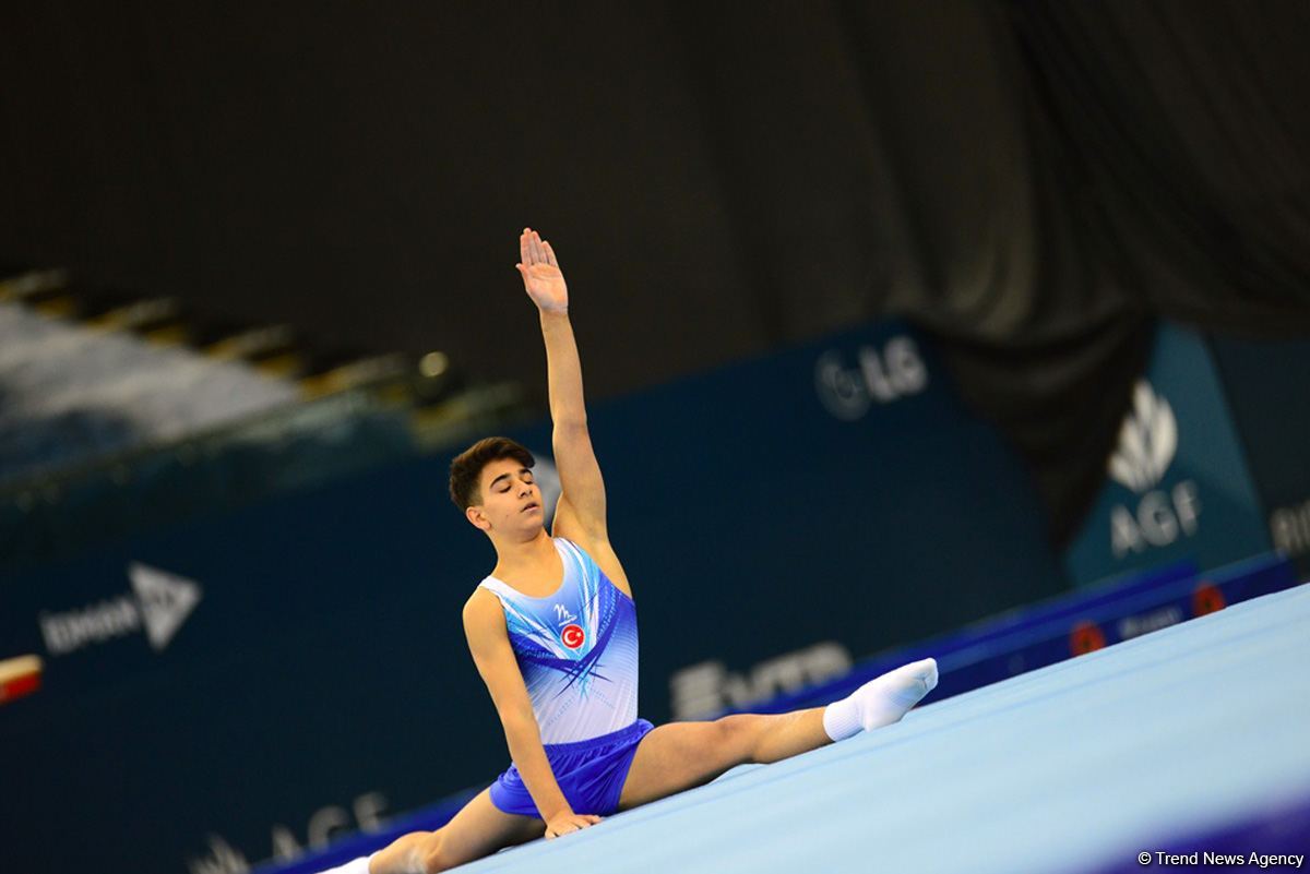 Bakıda kişi idman gimnastikası üzrə “1-ci AGF Junior Trophy” beynəlxalq turniri start götürüb (FOTO)