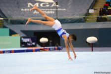 Bakıda kişi idman gimnastikası üzrə birinci "AGF Junior Trophy" beynəlxalq turnirinin final yarışları start götürüb (FOTO)