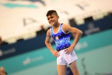 Bakıda kişi idman gimnastikası üzrə birinci "AGF Junior Trophy" beynəlxalq turnirinin final yarışları start götürüb (FOTO)