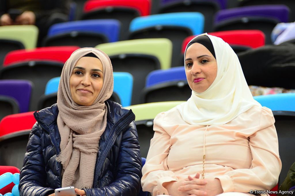 Bakıda kişi idman gimnastikası üzrə birinci "AGF Junior Trophy" beynəlxalq turnirinin final yarışları start götürüb (FOTO)