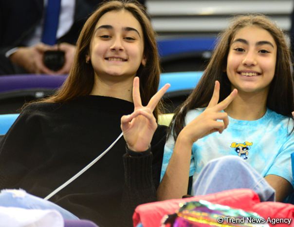 Bakıda kişi idman gimnastikası üzrə birinci "AGF Junior Trophy" beynəlxalq turnirinin final yarışları start götürüb (FOTO)