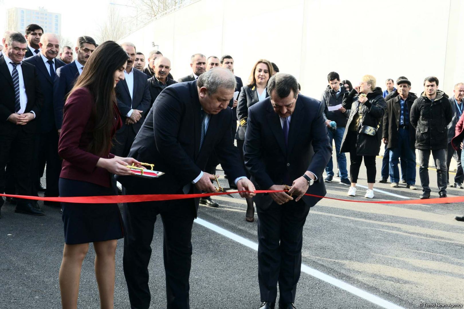 Bakıda iki yeni avtomobil tuneli istifadəyə verilib (FOTO)