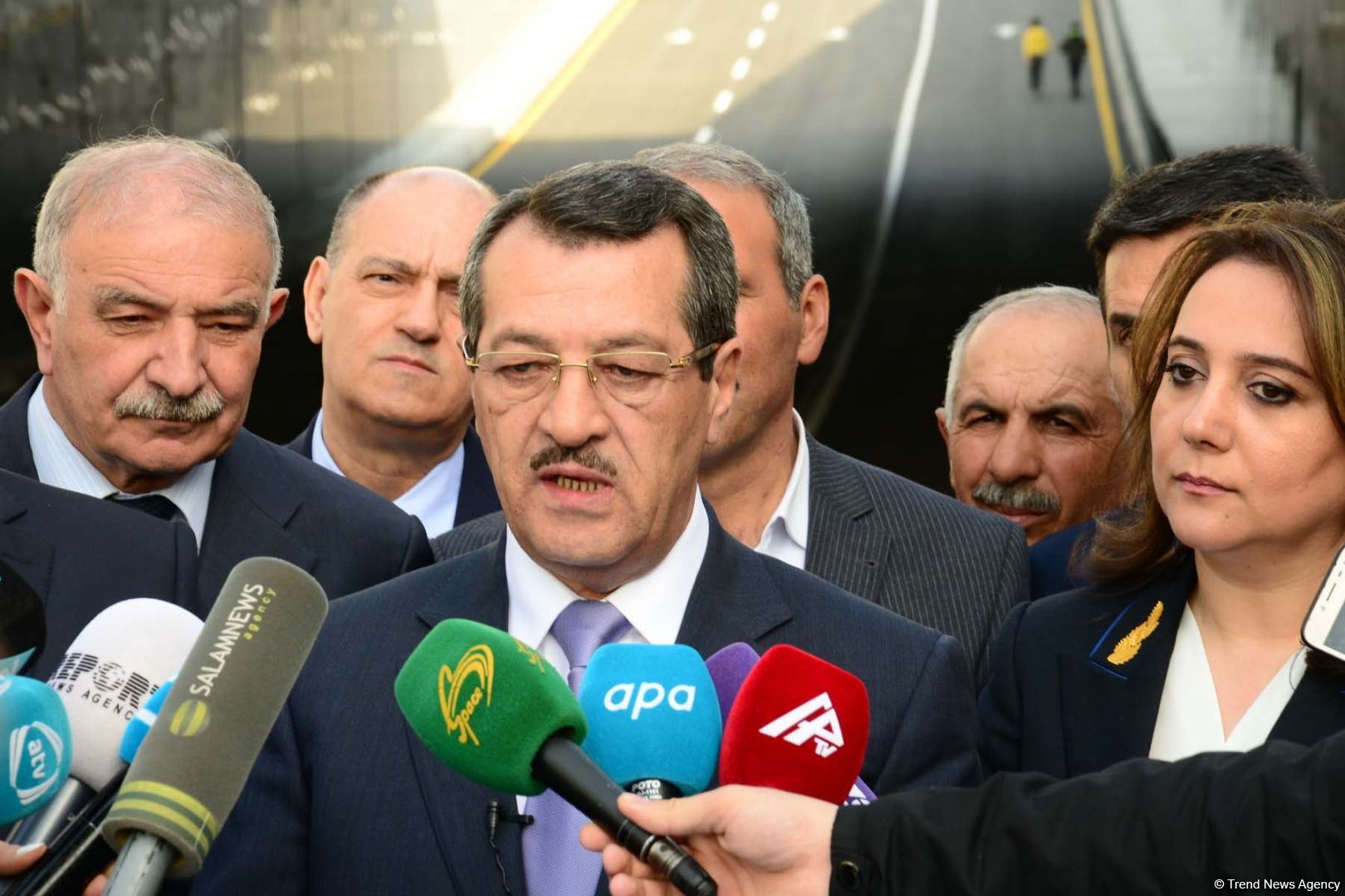 Bakıda iki yeni avtomobil tuneli istifadəyə verilib (FOTO)
