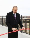 Prezident İlham Əliyev Abşeron dairəvi dəmir yolunun Pirşağı-Görədil-Novxanı-Sumqayıt hissəsinin yenidənqurmadan sonra açılışında iştirak edib (FOTO/VİDEO) (YENİLƏNİB)