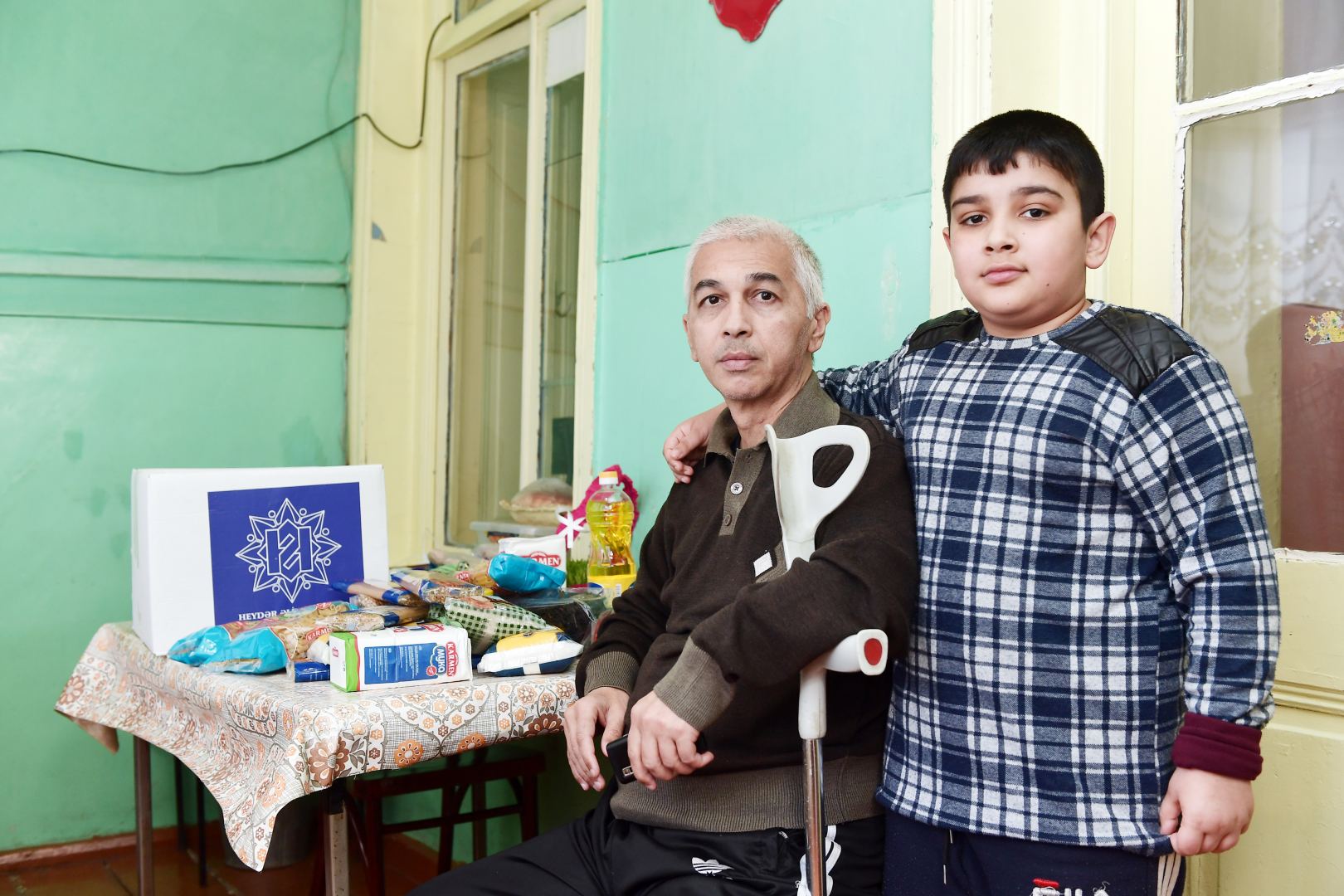 Heydər Əliyev Fondu ünvanlı sosial yardım alan ailələrə Novruz sovqatları paylayıb (FOTO)