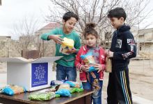 Heydər Əliyev Fondu ünvanlı sosial yardım alan ailələrə Novruz sovqatları paylayıb (FOTO)