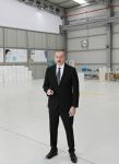 Prezident İlham Əliyev və birinci xanım Mehriban Əliyeva Sumqayıt Kimya Sənaye Parkında tibbi maska istehsalı müəssisəsinin açılışında iştirak ediblər (FOTO/VİDEO) (YENİLƏNİB)