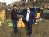 Deputat Arzu Nağıyev aztəminatlı, tənha yaşayan 50 ailəyə ərzaq yardımı edib (FOTO)