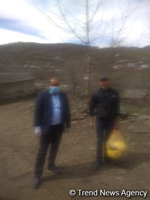 Deputat Arzu Nağıyev aztəminatlı, tənha yaşayan 50 ailəyə ərzaq yardımı edib (FOTO)