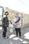Deputat Sevil Mikayılova aztəminatlı ailələrə və tənha yaşayan şəxslərə ərzaq yardımı edib (FOTO)