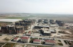 Prezident İlham Əliyev 3042 məcburi köçkün ailəsi üçün yaşayış binalarından ibarət  məhəllələrdə tikinti işlərinin gedişi ilə tanış olub (FOTO/VİDEO) (YENİLƏNİB)