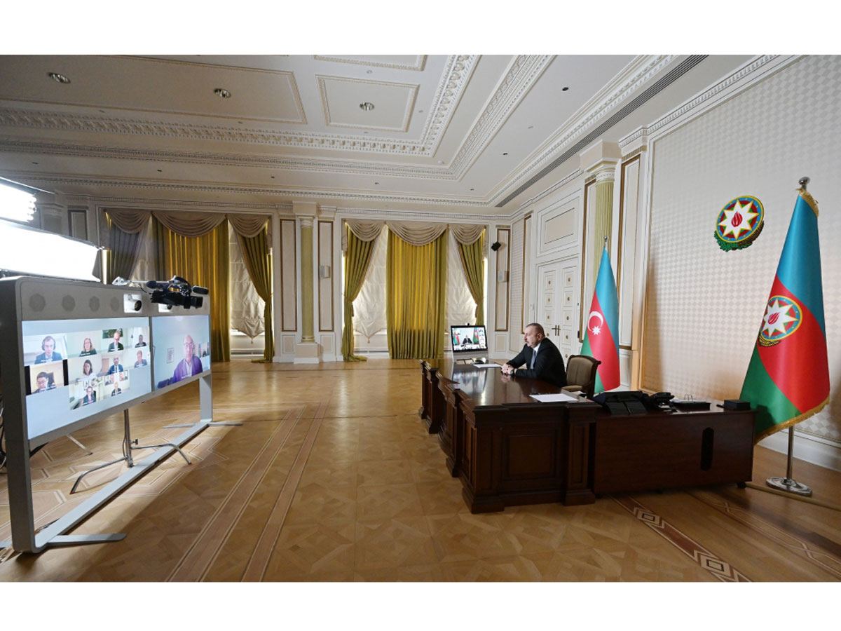 Prezident İlham Əliyevlə Avropa Yenidənqurma və İnkişaf Bankının prezidenti arasında videokonfrans keçirilib (FOTO/VİDEO) (YENİLƏNİB)