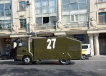 Bakının küçələri dezinfeksiya olunur (FOTOREPORTAJ)