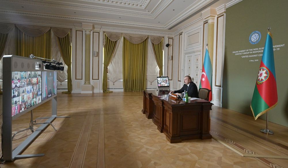 Prezident İlham Əliyev: Azərbaycanın sədrliyi dövründə birgə səylərimizlə Qoşulmama Hərəkatının beynəlxalq nüfuzunu, beynəlxalq aləmdə oynadığı rolunu artırmaq əzmindəyik