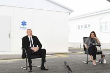 Prezident İlham Əliyev və birinci xanım Mehriban Əliyeva Bakıda modul tipli ilk xəstəxana kompleksinin açılışında iştirak ediblər (FOTO/VİDEO) (YENİLƏNİB)