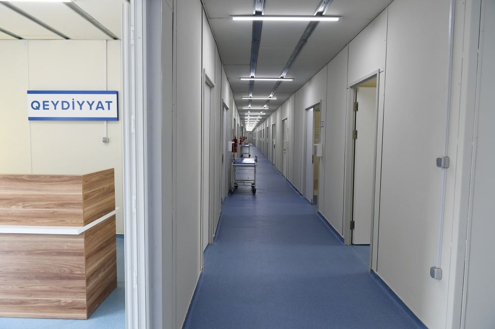 Prezident İlham Əliyev və birinci xanım Mehriban Əliyeva Bakıda modul tipli ilk xəstəxana kompleksinin açılışında iştirak ediblər (FOTO/VİDEO) (YENİLƏNİB)