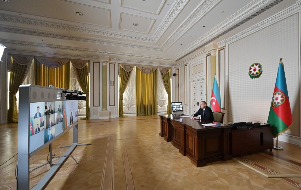 CISCO şirkətinin təşəbbüsü ilə Prezident İlham Əliyevlə bu şirkətin rəhbərləri arasında videokonfrans keçirilib (FOTO/VİDEO) (YENİLƏNİB)