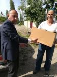 Sevil Mikayılova aztəminatlı ailələrə və tənha yaşayan şəxslərə ərzaq yardımı edib (FOTO)