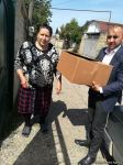 Sevil Mikayılova aztəminatlı ailələrə və tənha yaşayan şəxslərə ərzaq yardımı edib (FOTO)