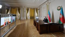 Azərbaycan Prezidenti İlham Əliyevlə Moldova Prezidenti İqor Dodon arasında videokonfrans formatında görüş keçirilib (FOTO/VİDEO) (YENİLƏNİB)
