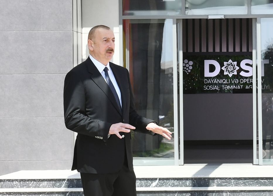 Prezident İlham Əliyev və birinci xanım Mehriban Əliyeva 3 saylı DOST mərkəzinin açılışında iştirak ediblər (FOTO/VİDEO) (YENİLƏNİB)
