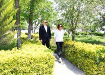 Prezident İlham Əliyev və birinci xanım Mehriban Əliyeva Şamaxıda Pirsaat Baba ziyarətgahında olublar (FOTO/VİDEO) (YENİLƏNİB)
