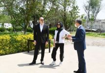 Prezident İlham Əliyev və birinci xanım Mehriban Əliyeva Şamaxıda Pirsaat Baba ziyarətgahında olublar (FOTO/VİDEO) (YENİLƏNİB)