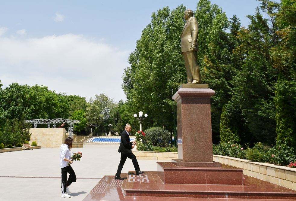 Prezident İlham Əliyev və birinci xanım Mehriban Əliyeva Şamaxı rayonuna səfərə gəliblər (FOTO/VIDEO)